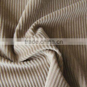 Super soft short plush 100% polyester corduroy fabric