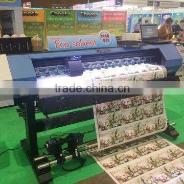 High Resolution 1.6 Meter DX7 Head Eco Solvent Vinyl Sticker Inkjet Printer photo-2