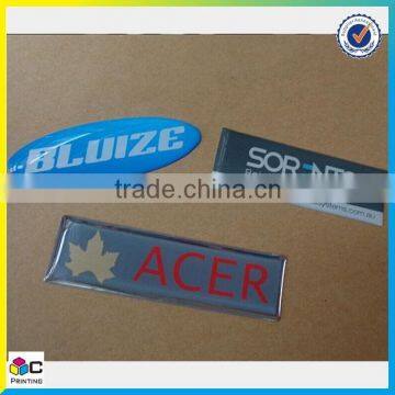 Popular any shape and logo 3D epoxy dome epoxy sticker