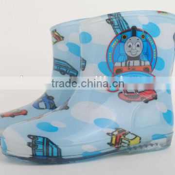 Cartoon rainboots for kids, cute pvc rain shoes, water proof shoes