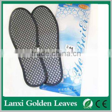 Anti-sweat Shoe Fiber bamboo Charcoal massage insole foot pain cushion