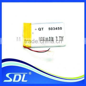 SDL 3.7v 800mah rechargeable li-ion battery 503450PL