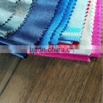 Tissus polyester sports wear Shiny fabric china textile manufacture