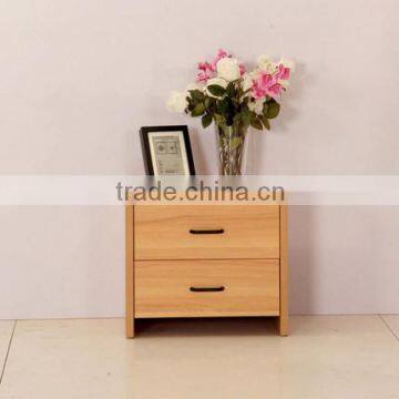 Cheap price modern model of bedside table with 2drawers