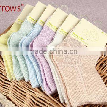 2016 Hot Sale High Quality Baby Bamboo Fiber Socks Infant Newborn Socks for Kids photo-2