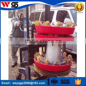 Wholesale wheel supporting pipeline cleaning pig with steel brush