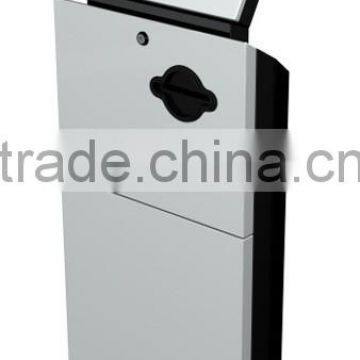 19" floor stand Slim multi touch kiosk self-service terminals for game,library,store,exhibition