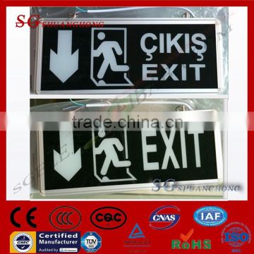 LED indicator hanging mounted emergency exit sign emergency lighting