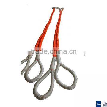 UHMWPE Rope Sling Polyester Cover With Splice Eye at Both Ends