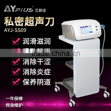 Pigment Removal (CE) AYJ-SS09 Vaginal Hifu Beauty Machine For Skin Rejuvenation Female Use Hifu Korea For Vaginal Tightening