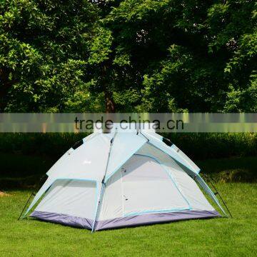 Outsunny 7' x 6' 2-Person Instant Tent with Rainfly - Green/Sky Blue