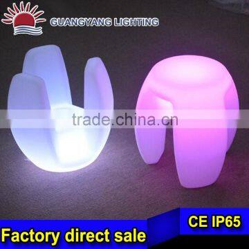 small size colors changing remote control led chair