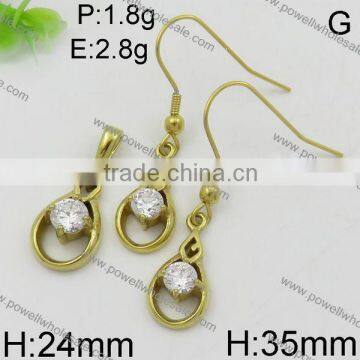 Fashion Hot Sepcial Style Wholesale Dubai 24k Gold Jewelry Set