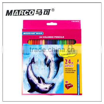 Marco 24 colored pencils with sharpener