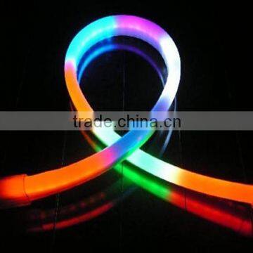 Color changeable led neon tube 220v waterproof 80leds/m RGB neon tube