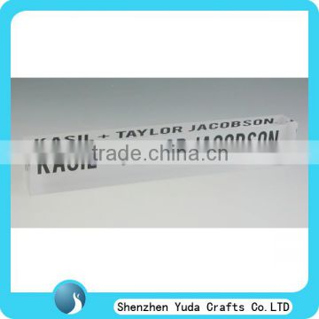 transparent glass strip logo block acrylic blocks crafts decorative glass blocks crafts acrylic cube crafts