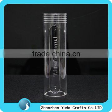 Custom Diameter Plastic Tube Engraving and Laser Cutting Clear Cast Acrylic Tubing