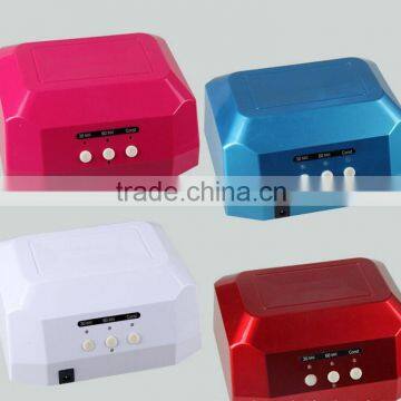 18W Diamond Led Ccfl Nail Lamp + UV Lamp Nail Dryer Light Gel Polish Cure Manicure photo-2