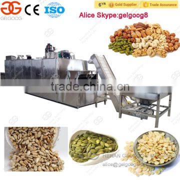 Multifunctional Nut Continuos Roasting Machine Cashew Nut Roasting Machine Price