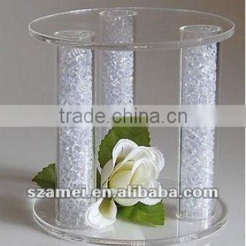 acrylic separator cake topper wedding stand