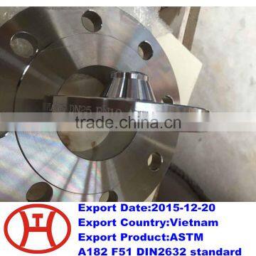 ASTM A182 F51 flange DIN2632 standard