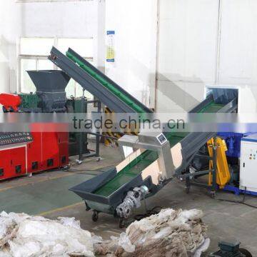 granulator with bag packing system