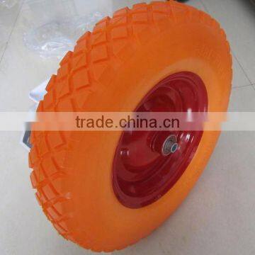 Pu filled pu foam solid tire