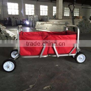 2017 popular collapsible aluminum folding beach wagon