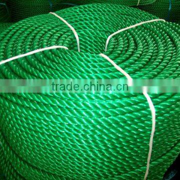 Green 3 Strands Twisted Rope