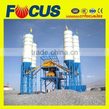 Large Scale Belt Conveyor Concrete Batching Plant Hzs120