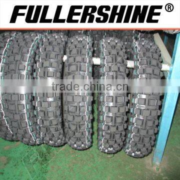 high quality Off Road motorcycle tire 3.00-18 TT/TL 6/8PR for FULLERSHINE Brand