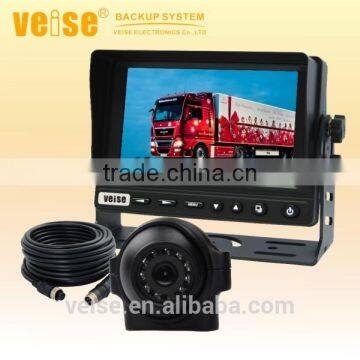 Reversing system with backup camera for truck bus