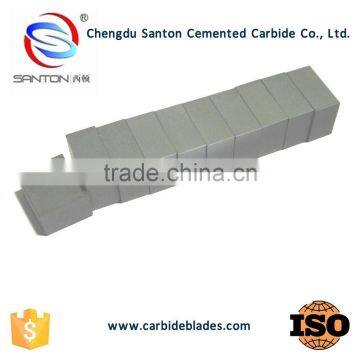 Chengdu manufacturer santon hard metal cemented tungsten carbide flat bar for metalworking