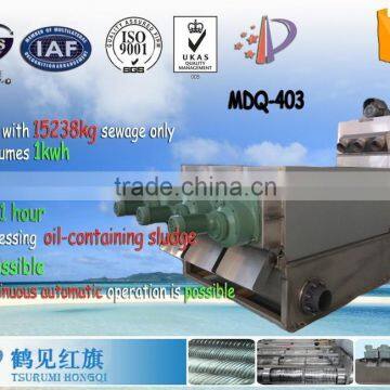 TSURUMI industrial sludge treatment stainless steel screw press machine MDQ-403