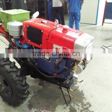 2015 hot sale 8-22hp diesel walking tractor