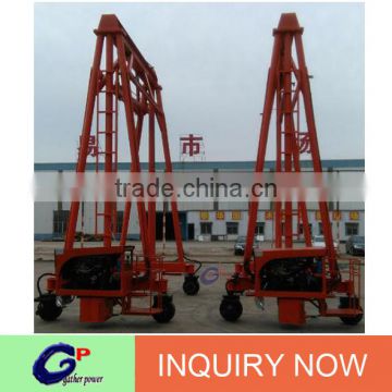 container gantry crane with little radius of turning circle