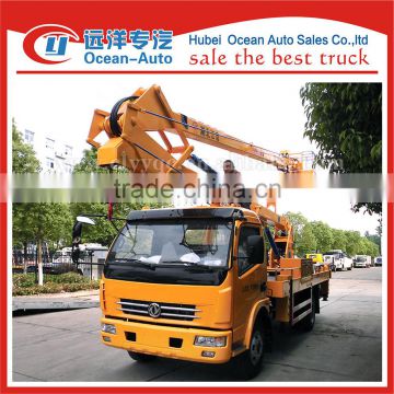 Driving type 4x2 manual gearbox 18m high working truck