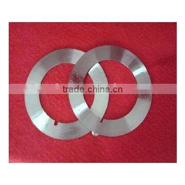 corrugated cardboard round knives blades,paperboard slitting balde.slotting paper blade