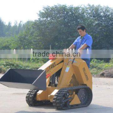 hot sale W720/W720T mini skid steer loader with road sweeper,B&S engine,23hp