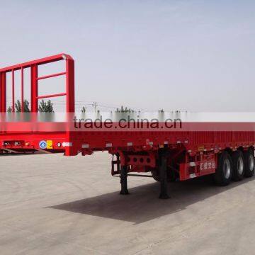 2016 China Hot Sale 3 Axle Flatbed Side Wall Semi Truck Trailer and 6x4 Sinotruk Tractor Truck photo-3