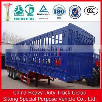 cattle transport utility stake fence cargo trailer for sale