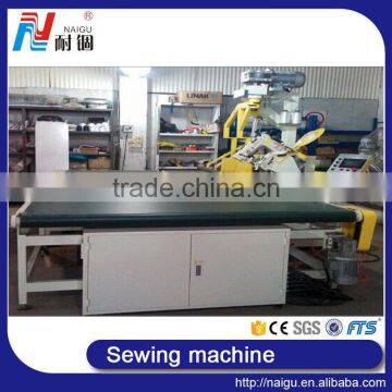 China NaiGu Factory Manufacture Automatic Chain Stitch Mattress Tape Edge Sewing Machine photo-2
