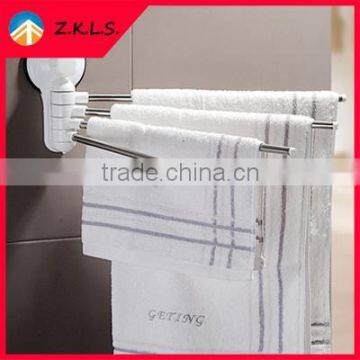 Rotatable 4 Tier Stainless Steel Bathroom Towel Drying Rack Shelf photo-3