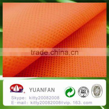 100% pp Non Woven Fabric Orange Color photo-2