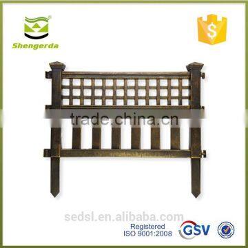 factory price golden plastic split rail fence