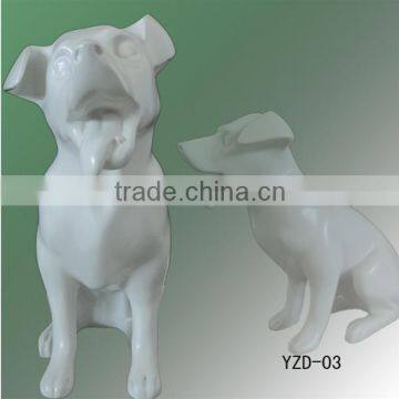 Window Display Fiberglass Animal Dog Mannequins Artesanato Vivos for Sale photo-5