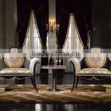 Bluish Green Simple and Refined Stool Chair Table and Screen Set, Bedroom Leisure Chair Set photo-2