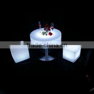 Round Led Table/RGBW Color Change Remote Control Light up Led Bar Table photo-4