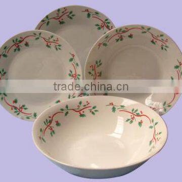 20pcs porcelain dinnerware set with decal printing