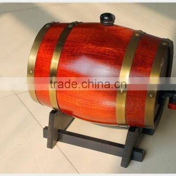 High quality luxury new arrival handmade unfinished wooden wine barrel